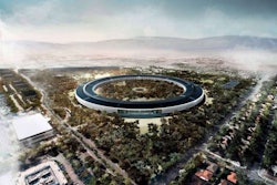 A rendering of Apple’s new wheel-shaped campus. Photo: Apple and City of Cupertino
