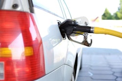 Gas Pump Filling Up Car