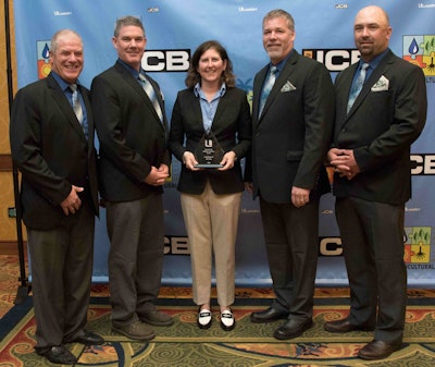Pictured from left to right: Hayden McLaughlin, Andrew Morse, Stephanie Sanford, Michael Skeats and Mark Smith. Photo: LandOpt