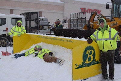 Belknap Landscape Company offers many services including snow removal. Photo: Belknap Landscape Company