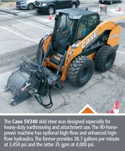 heavy-duty skid steer Case SV340