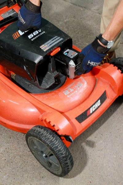 Clean Air uses a number of different brands. Photo: Clean Air Lawn Care