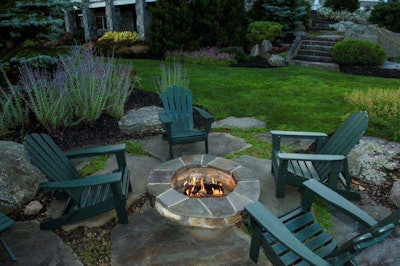 The company can complete jobs from design through construction with a single team of professionals. Photo: Belknap Landscape Company