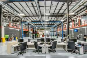 The R&D lab contains multiple cells for testing and diagnostics. Photo: Kawasaki