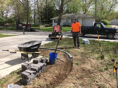 Scooter’s Lawn Care is able to increase its efficiency now that it owns a compact machine.