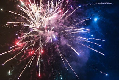 fireworks display on independence day