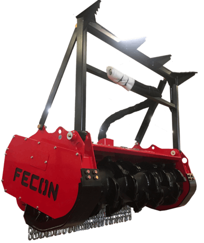 Fecon’s Bull Hog mulching attachment