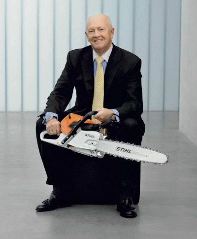 Fred Whyte passed away at the age of 70 on July 7, 2017. Photo: Stihl Inc.