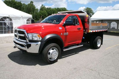 dodge ram 5500 red truck