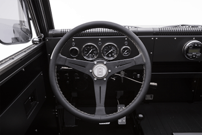steering wheel in the bollinger b1