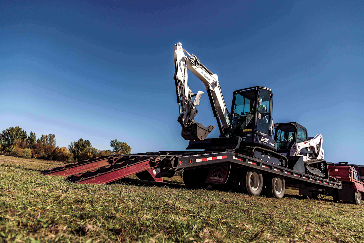Transporting your compact excavator safely and securely Total