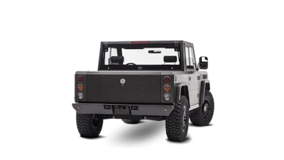 rear view of the bollinger b1