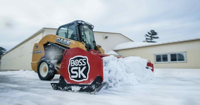 The SK Box Plow is now available in a 12′ model. Photo: Boss Snowplow