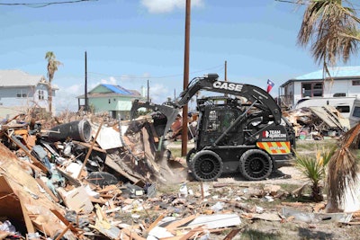 Photo: Case Construction Equipment and Matt Mateiescu, Team Rubicon.