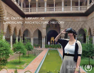 ASLA 2017 Award of Excellence, Communications Category. Digital Library of Landscape Architecture History by Benjamin George, ASLA. Photo Credit: Benjamin George