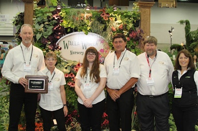Walla Walla Nursery Co. won the Ted Van Even Best in Show award for best booth at this year’s Farwest Show. Photo: Walla Walla Nursery