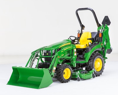 John Deere says its 2025R compact utility tractor is designed to tackle a variety of jobs. Photo: John Deere