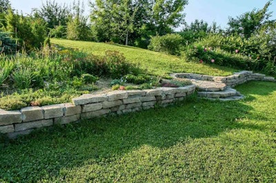 beautiful runoff prevention wall