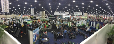 2017 GIE+EXPO tradeshow floor in Louisville, Kentucky. Photo: Jill Odom