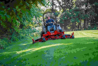 The new 96-inch Lazer Z Diesel. Photo: Exmark