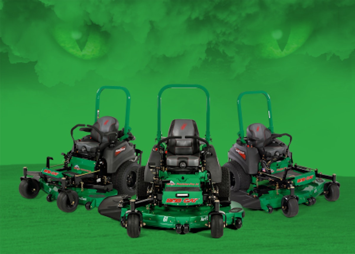 Brand new zero turn mower and model designs from Bob Cat Total