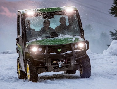 The XUV835 is the gas-powered model. Photo: John Deere
