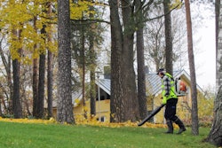 man-using-leaf-blower