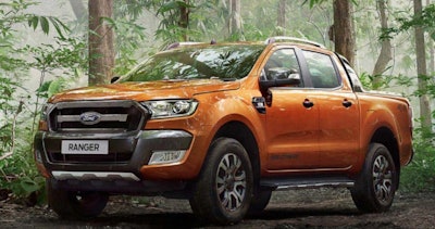 2018 Ford Ranger sold in Europe