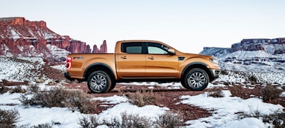 new ford ranger side view