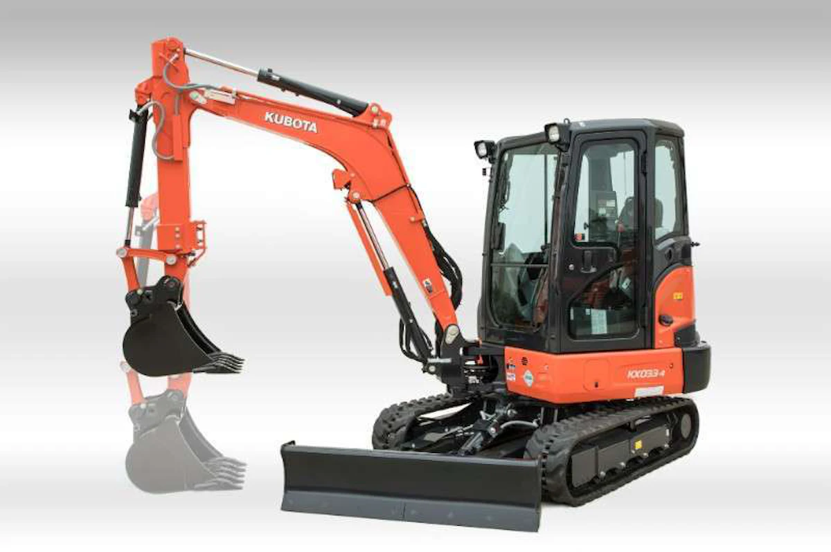 Kubota introduces the KX033-4 with extendable dipper arm | Total