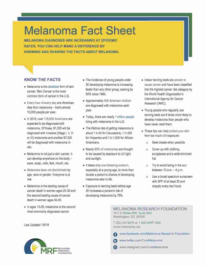 Photo: Melanoma Research Foundation