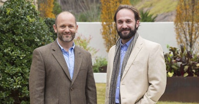 (Left to right) Andrew McCurry and his brother Daniel have decided to scale their business via franchising. Photo: Father Nature Landscapes