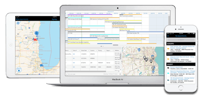 Service Pro keeps the field and office teams automatically connected throughout the workday.