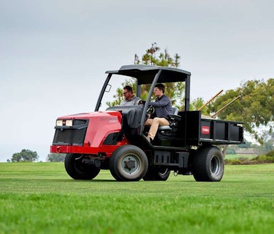 The Outcross 9060 is designed to be gentle on turf. Photo: Toro