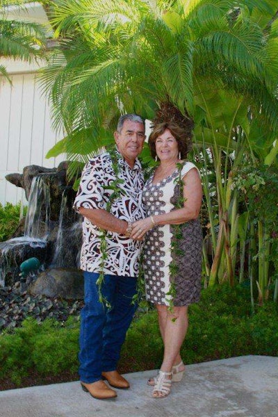 Abby and Frank have been running No Ka Oi Landscape Services about 40 years. Photo: Abby Santos