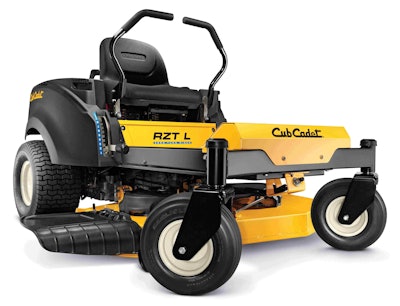 Cub Cadet’s RZT-L comes with a number of commercial features. Photo: Cub Cadet