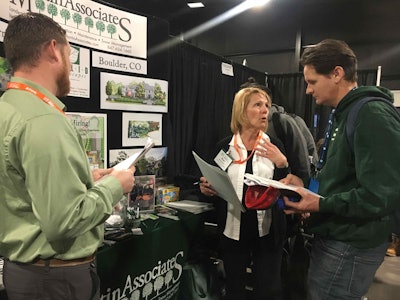 Students were eager to learn about job openings at various booths. Photo: Jill Odom