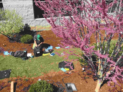 Landscape lighting was one of the many events students were able to compete in. Photo: Jill Odom