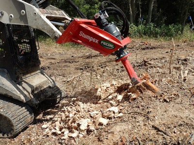 Photo of Fecon's Stumpex Stump Grinder