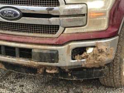 Photo of the Front Bumper of a F-150