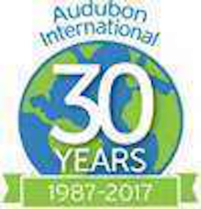 audubon international 30 years logo