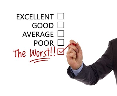 Photo of a Person Checking a Box Beside The Worst