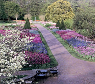 The Flower Garden Walk is Longwood’s first garden. Photo: Longwood Gardens