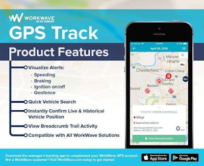 WorkWave: GPS Track mobile app allows businesses to see entire fleets location from almost any device. Photo: WorkWave
