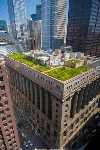 Green roof on Chicago City Hall Photo: City of Chicago