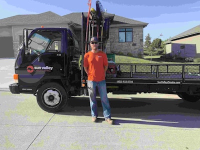 Cody Roloff looks for ways for the crews to improve as a field supervisor. Photo: Jill Odom