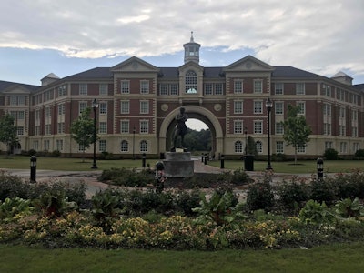 Pictured is the newest residence hall on Troy’s campus. Photo: Beth Hyatt