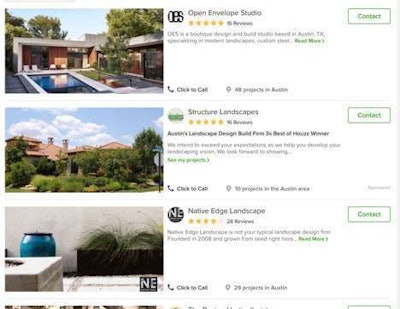 Website review screenshots