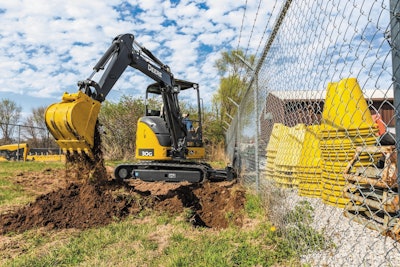 Digging depth and lift capacity are two important specs to note. Photo: John Deere
