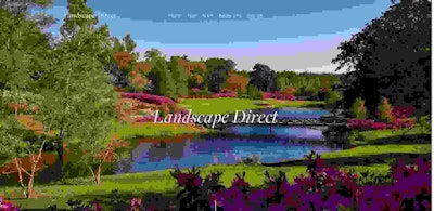 Landscape Direct screenshot of web site